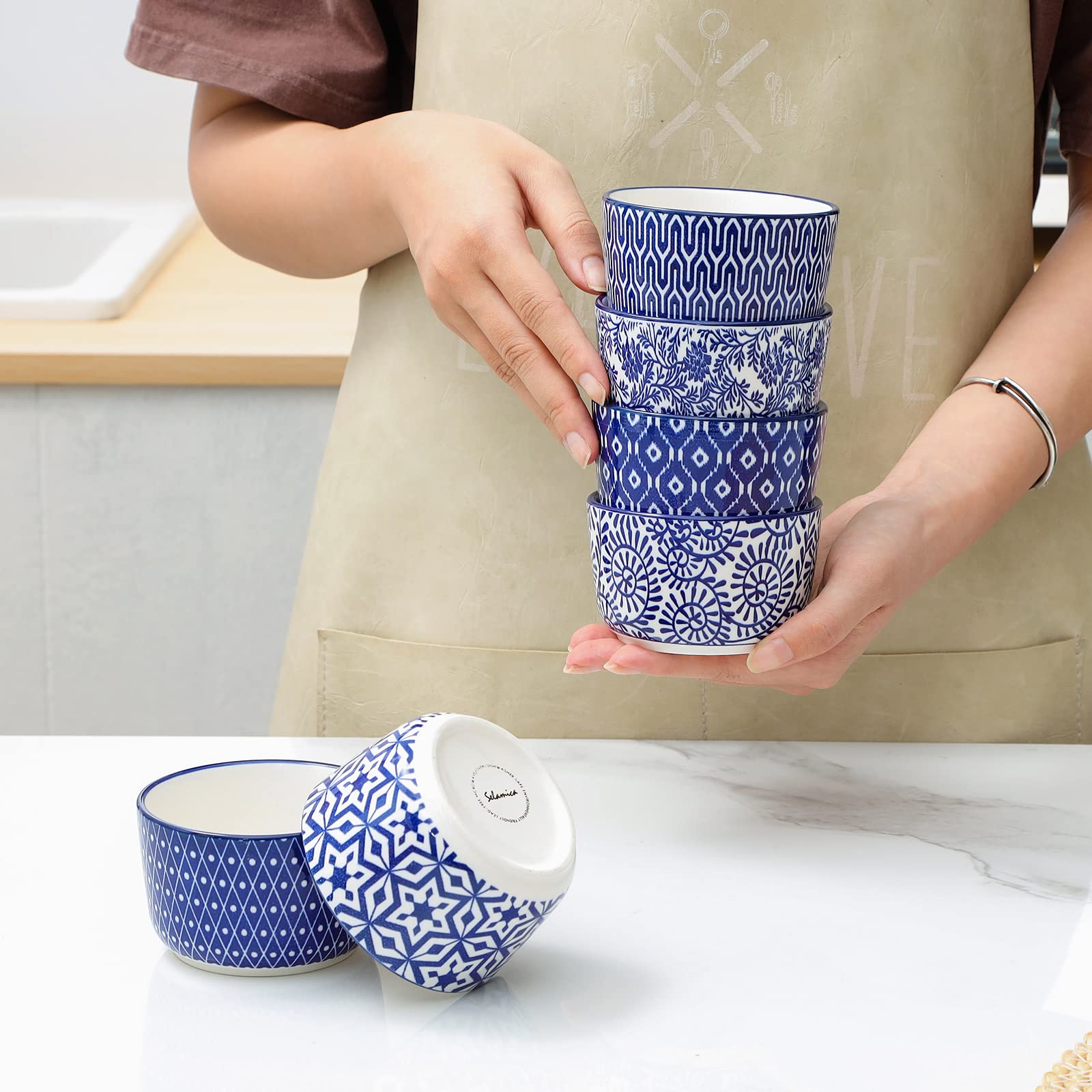 Selamica gift-ready ramekins set ideal for holidays, parties, or housewarmings.