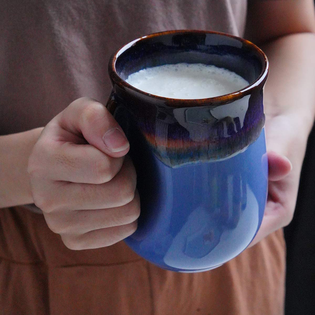 Selamica 18oz capacity supports longer tea or coffee sessions.
