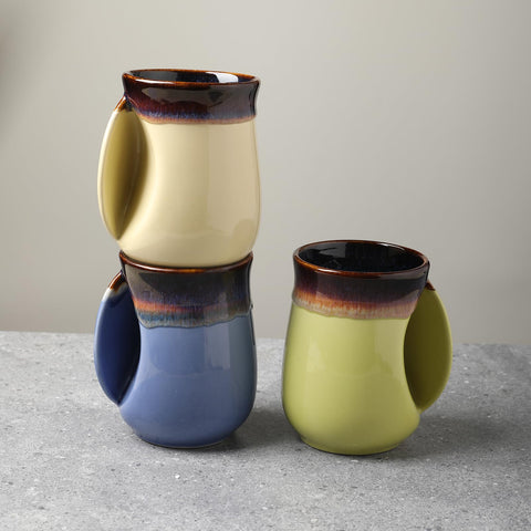 Selamica novelty glazing pattern mug stands out with a unique eye-catching design.