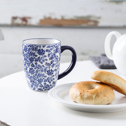 Selamica set of 6 mugs suitable for family breakfasts and coffee breaks.