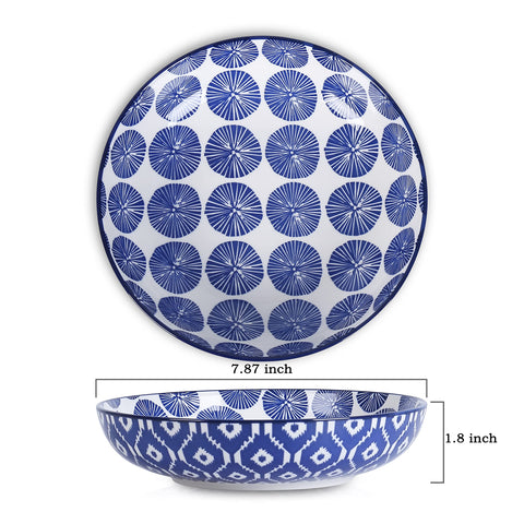 Selamica porcelain bowls featuring wide shallow design for even reheating