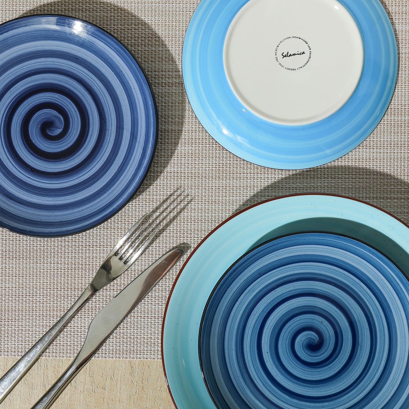 Selamica gradient blue set makes a stylish housewarming gift