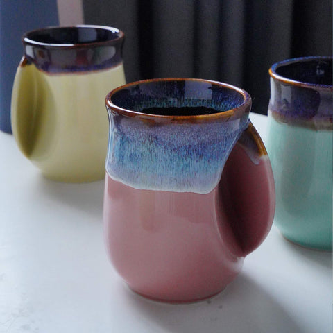 Selamica handwarmer-friendly mug lets you warm hands with hot water.