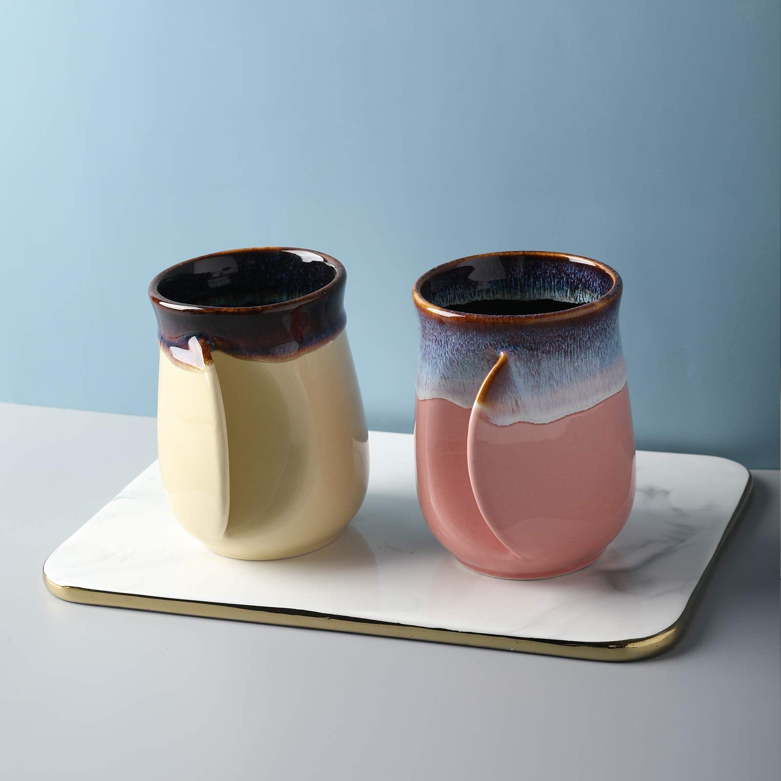 Selamica microwave-safe porcelain mug for quick reheats.