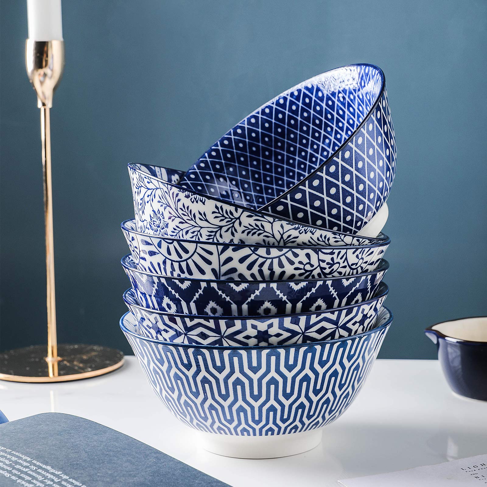 Selamica porcelain bowls, durable and easy to clean for busy households.