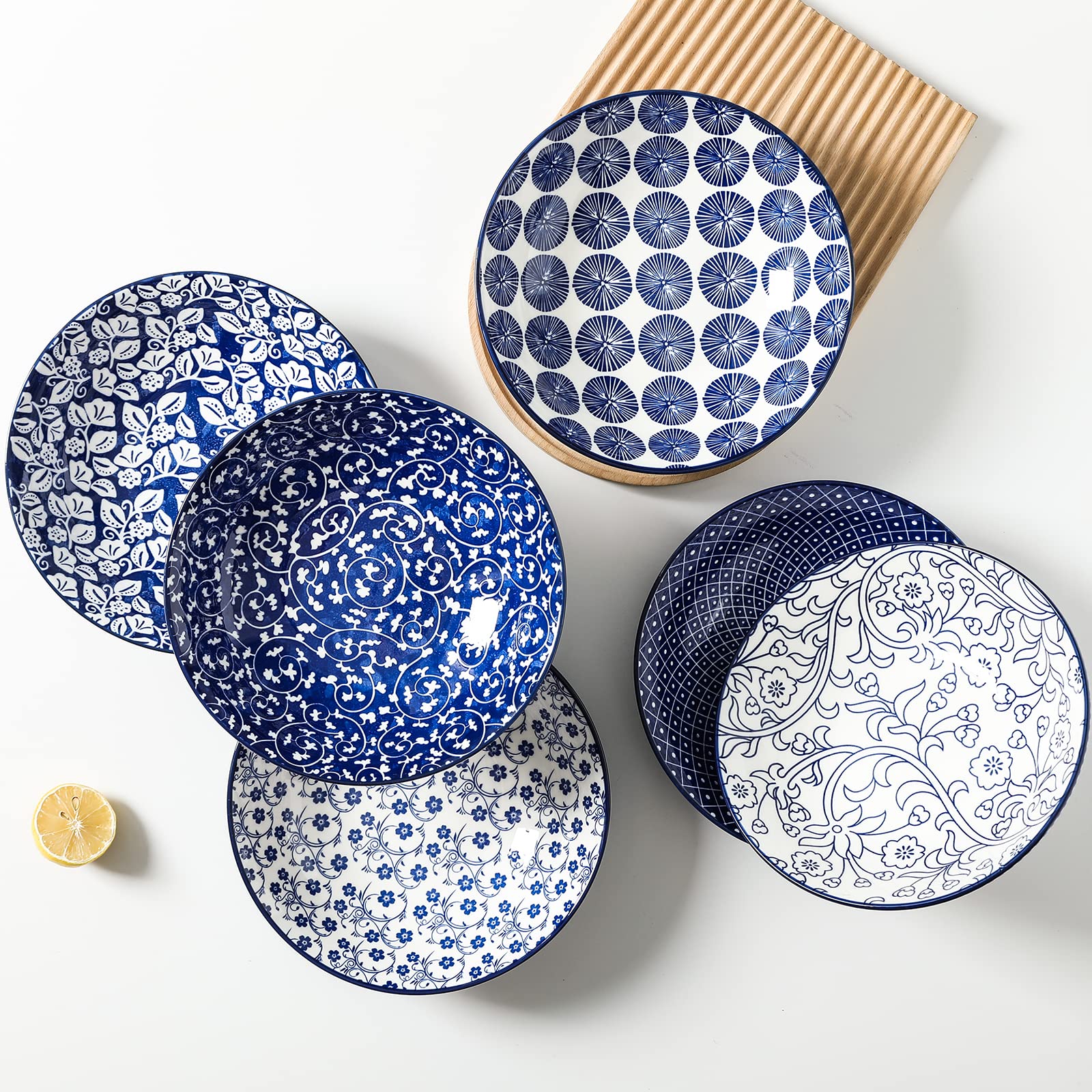 Selamica porcelain bowls labeled microwave and oven safe for reheating.