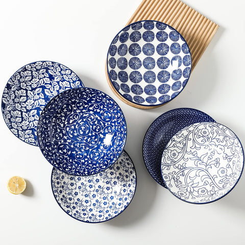 Selamica porcelain bowls labeled microwave and oven safe for reheating.