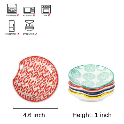 Selamica spoon rest set of four provides organized counter space and easy access.