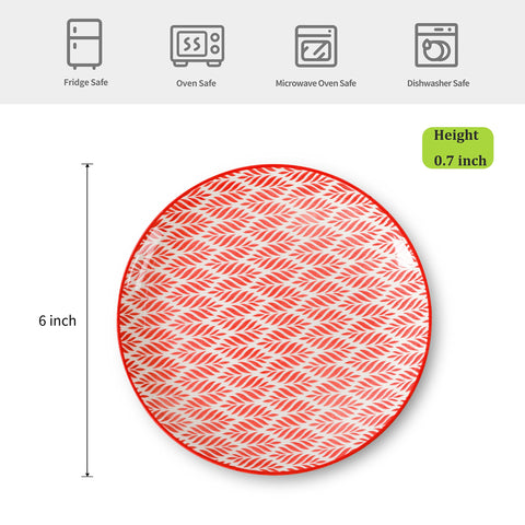 Selamica stackable plates save cabinet space and simplify cleanup.