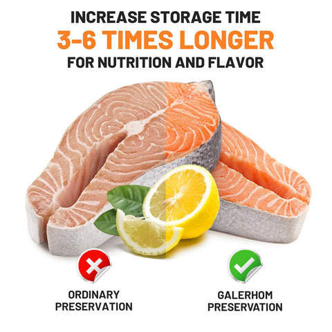 Selefrecos bags in use sealing meat for fresh freezer storage