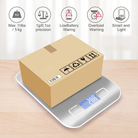 Selegere scale measures liquids accurately for recipe or labeling.