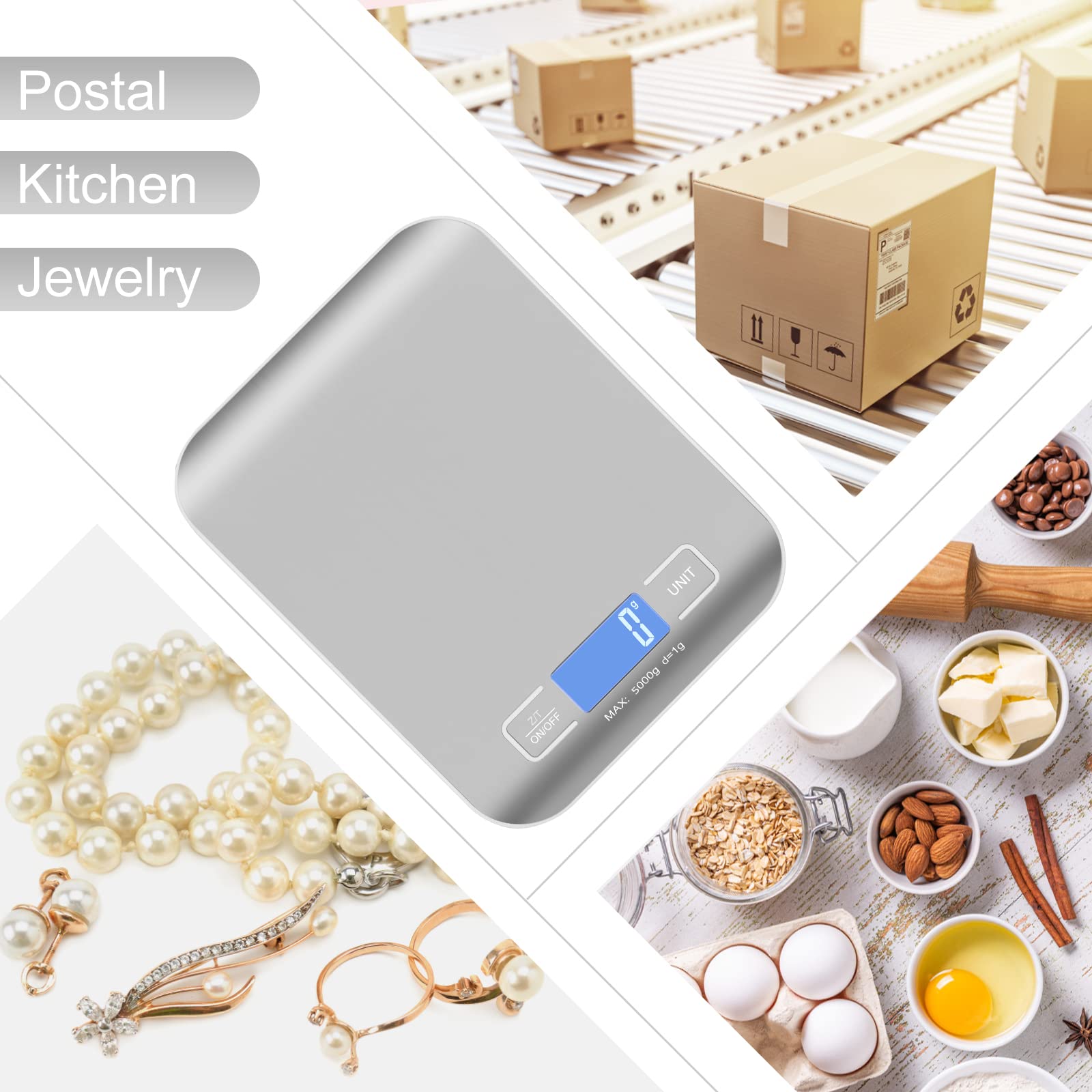 Selegere scale used in a home office or post area for shipments.