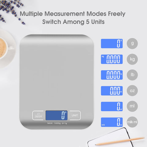 Selegere scale displaying multiple units for versatile weighing.