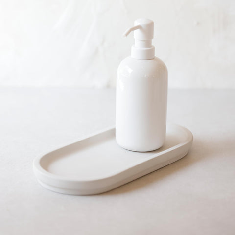 Selegna Diatomaceous Earth Sink Tray showing quick-drying surface for kitchen counters