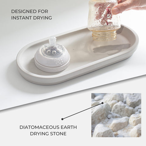 Selegna reversible tray with two sides for versatile uses in kitchen and bath