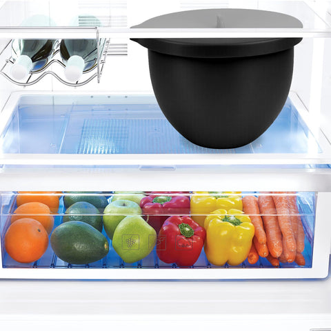SelfTek 5 qt liner fits KitchenAid bowls snugly for marinating.