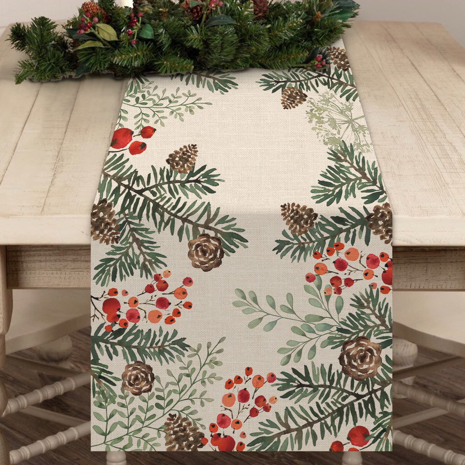 Seliem Winter farmhouse dining decor brightens casual gatherings