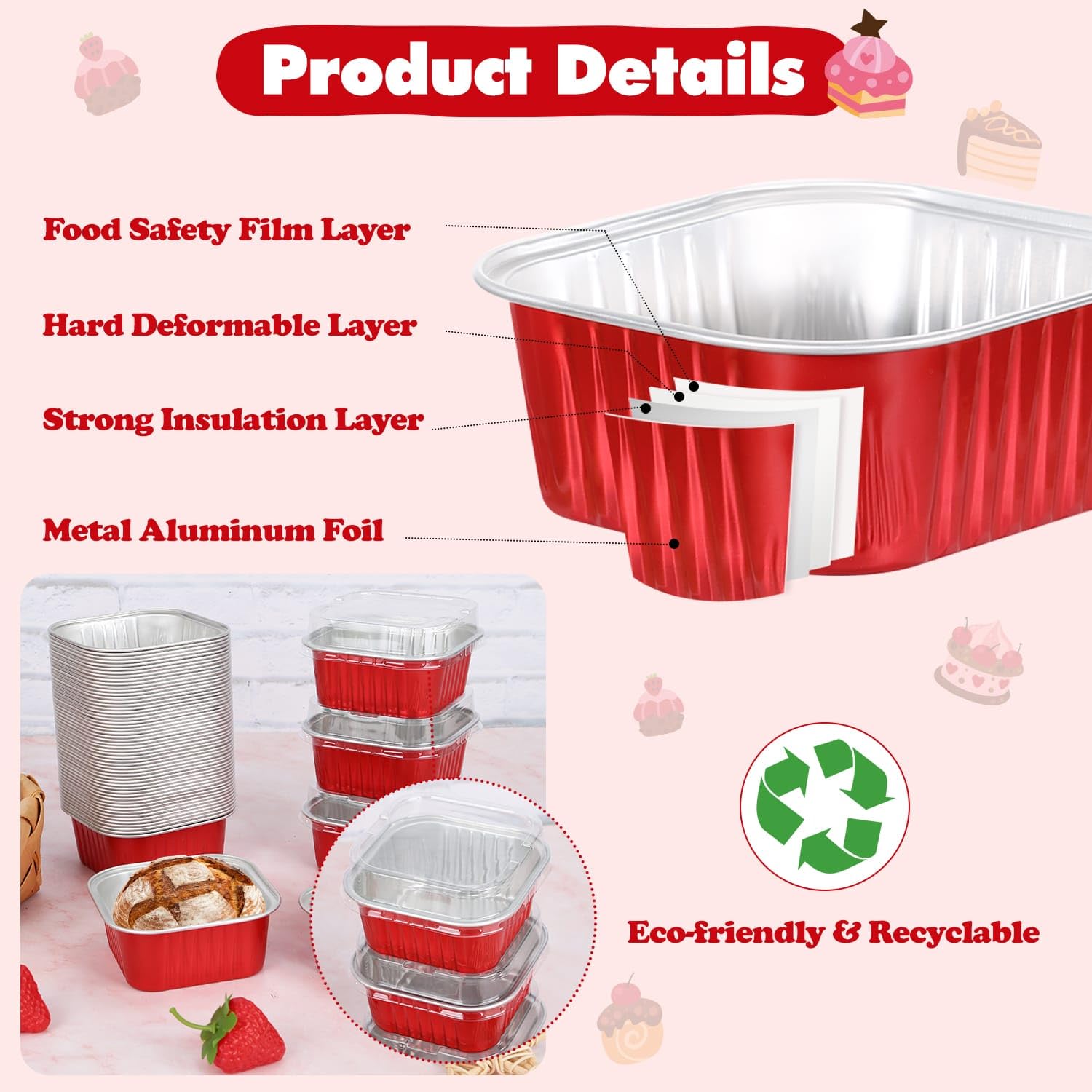 Selizo clear lids protect treats during transport