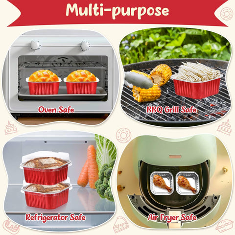 Selizo pans safe for oven, fridge, and some air fryers.