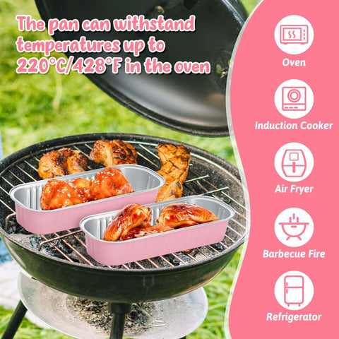 Selizo oven fridge and air fryer safe mini loaf pans for versatile use