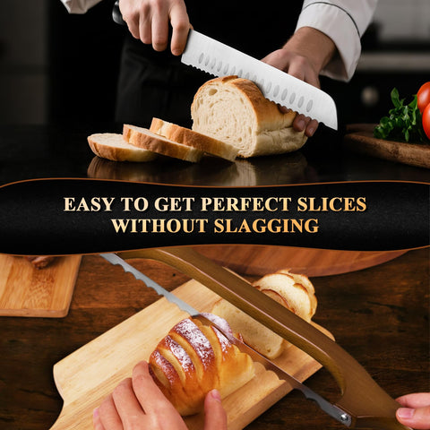 SeLucky anti-stick dimples reduce dough sticking for cleaner, quicker cuts.
