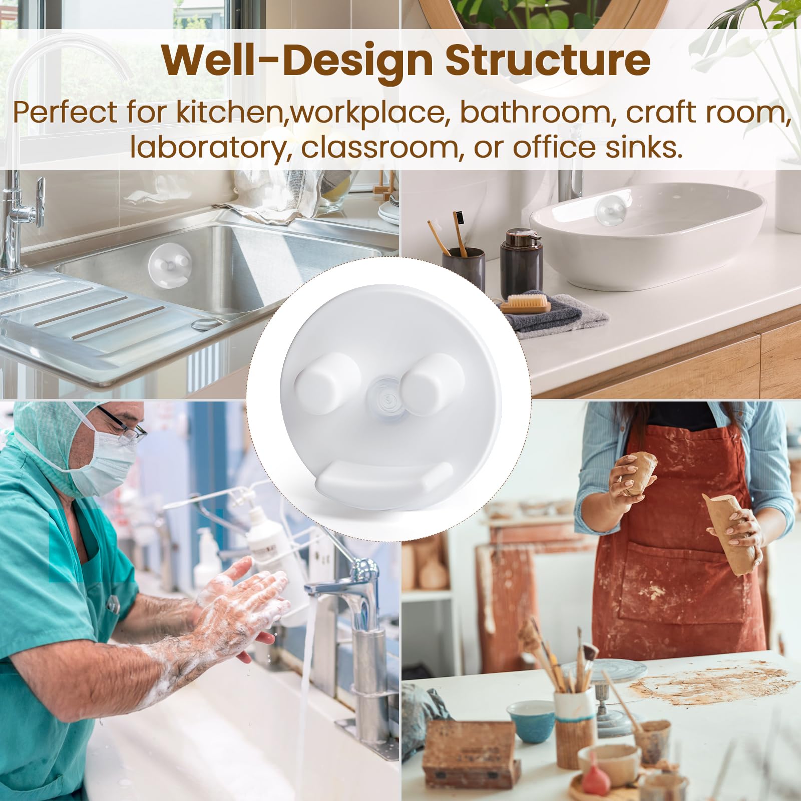 Semcide durable silicone material ensures long-lasting, dishwasher-safe use.