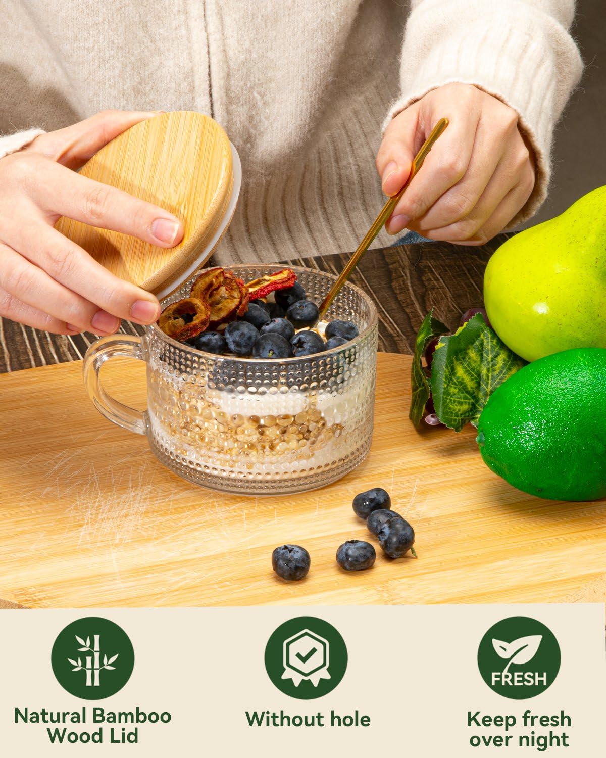 Semderm lead-free glass ensures clarity and durability for daily beverages.