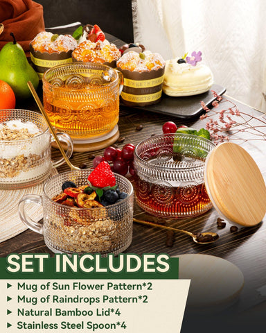 Semderm overnight oats container with bamboo lid and spoon for convenient meal prep.
