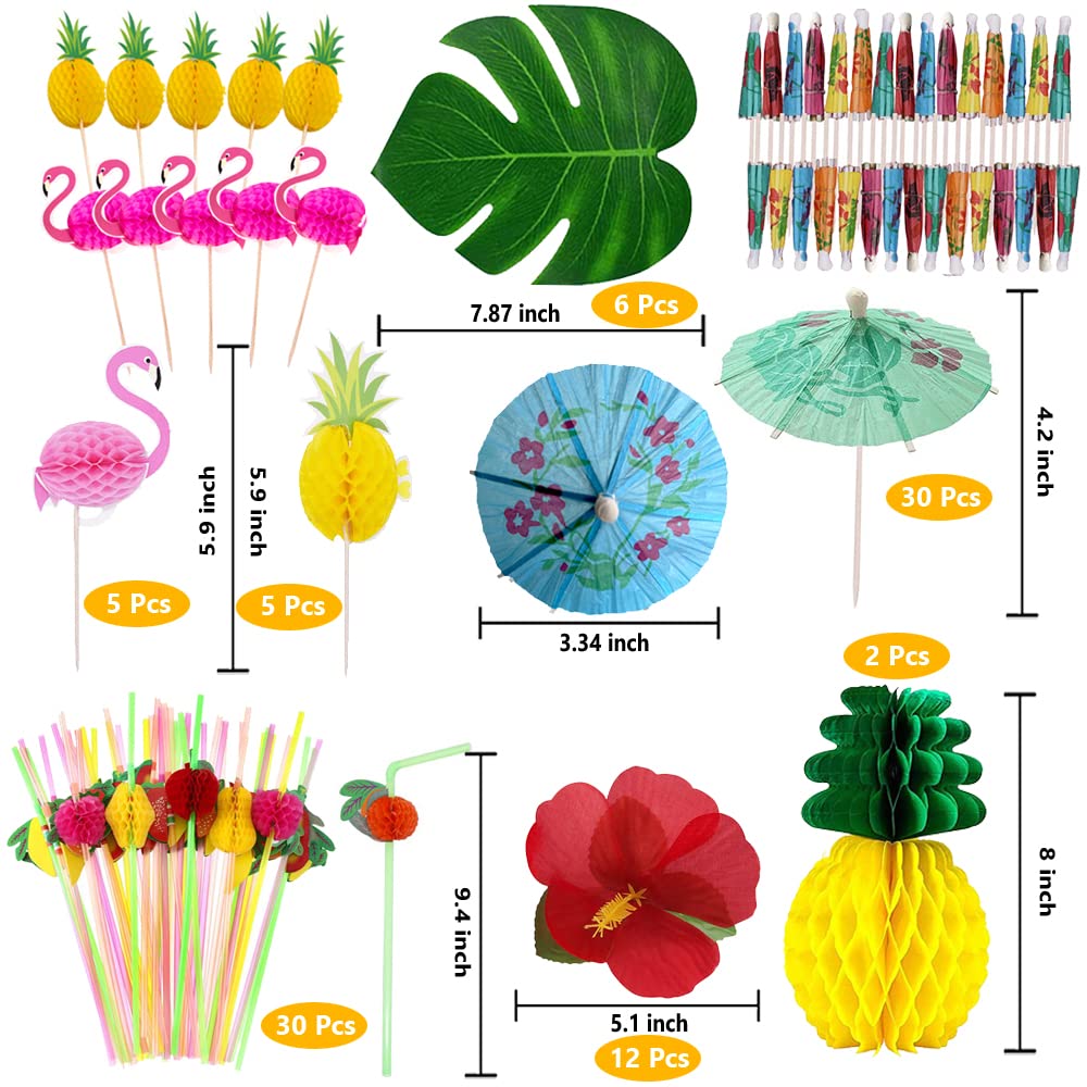 SEMETOR pineapple cupcake toppers add bright tropical charm to cupcakes.
