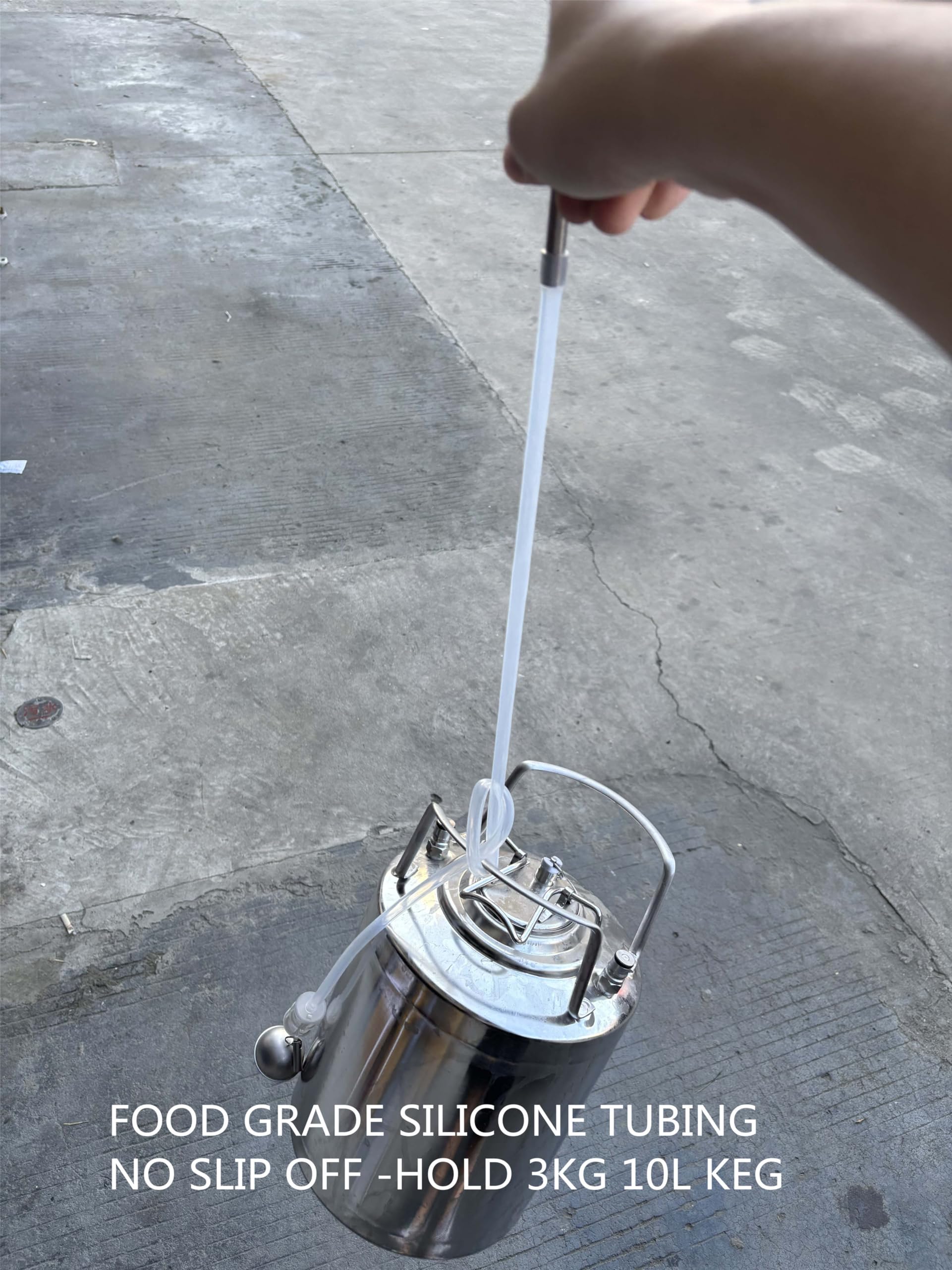 Semfeil Brew ball lock keg dip tube for top-sourced beer.