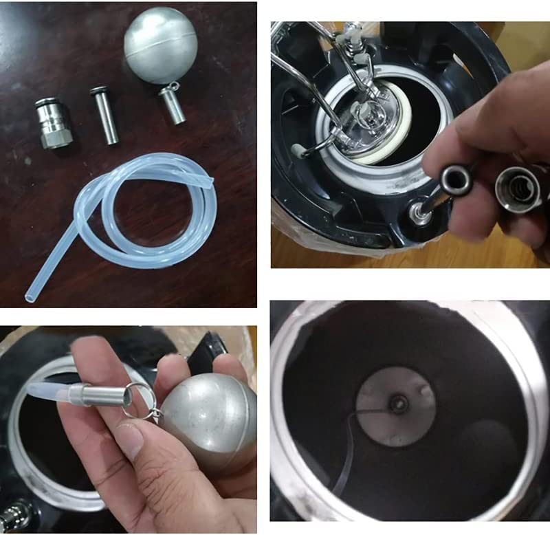 Semfeil Brew dedicated keg dip tube for clear first-draw beer.