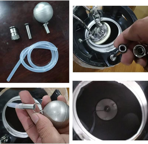 Semfeil Brew dedicated keg dip tube for clear first-draw beer.
