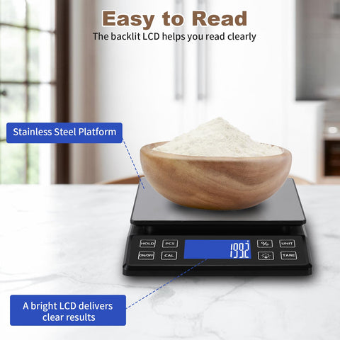 SEMIER large LCD display visible from angles for easy reading