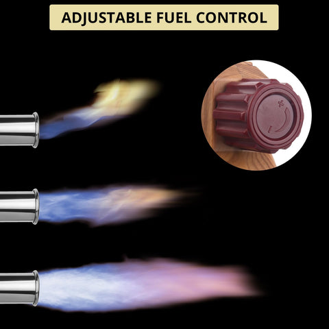 Semlos torch quickly lights charcoal grills for efficient start.