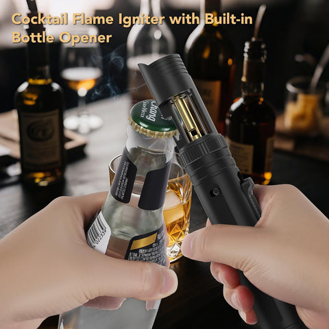 Semlos torch lighter windproof design supports outdoor cooking and camping.
