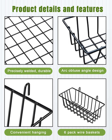SEMPOMA cable ties included to fasten baskets neatly.