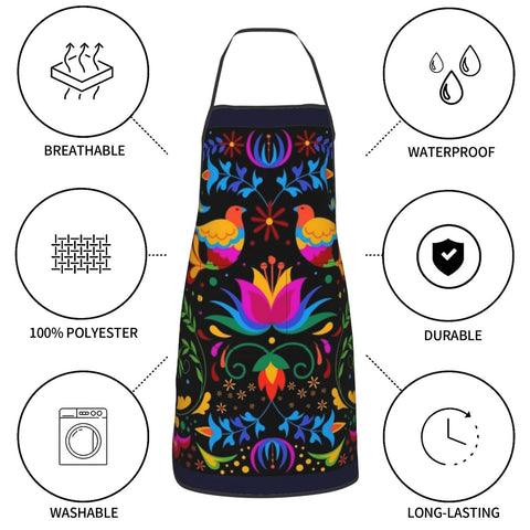 Senheol Day of the Dead apron suits Cinco de Mayo gift ideas.