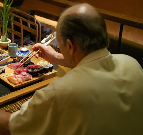Senior ICare Chopstick Helper stable-grip-design prevents slips during meals