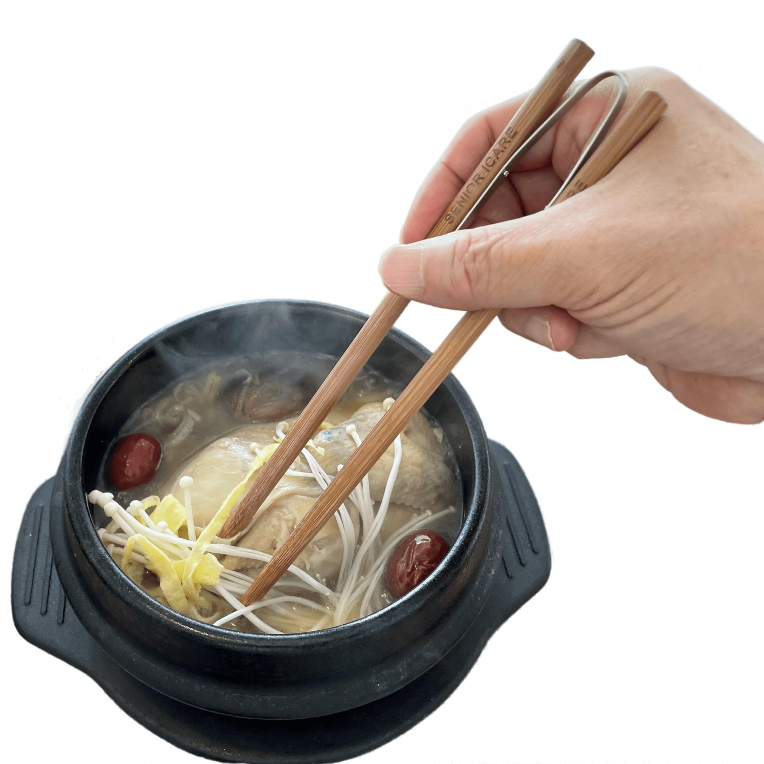 SENIOR ICARE elegant gift box includes beginner-friendly chopsticks.