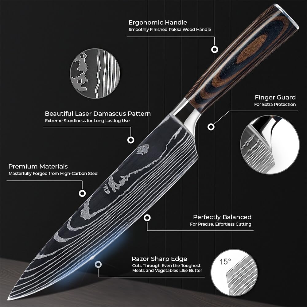 Senken Knives Imperial Collection bread knife with serrated edge for crusty loaves