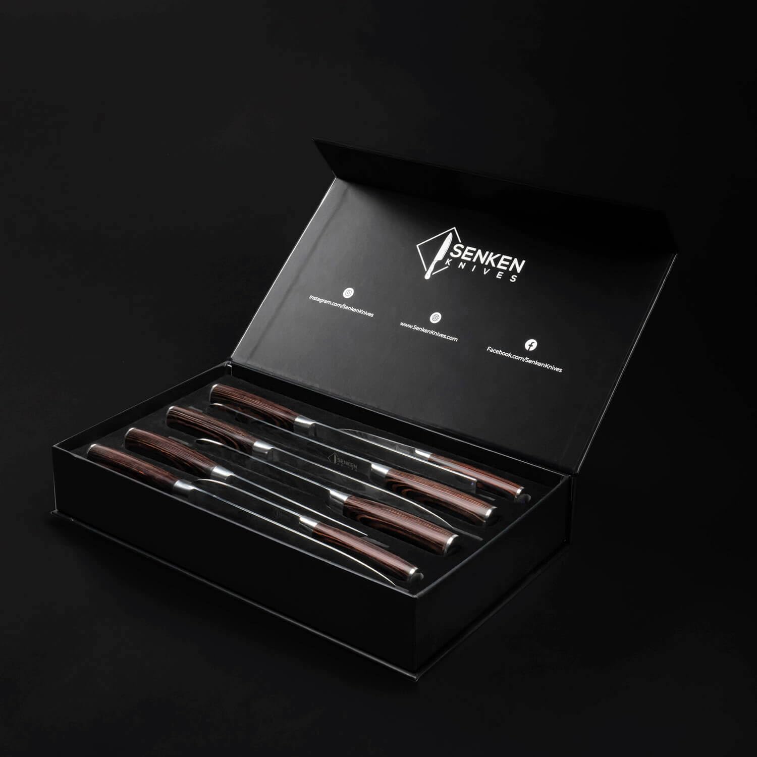 Senken Knives Imperial Collection full set displayed for comprehensive kitchen prep