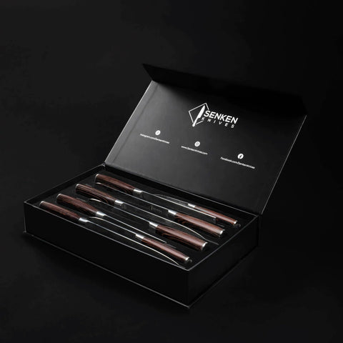 Senken Knives Imperial Collection full set displayed for comprehensive kitchen prep