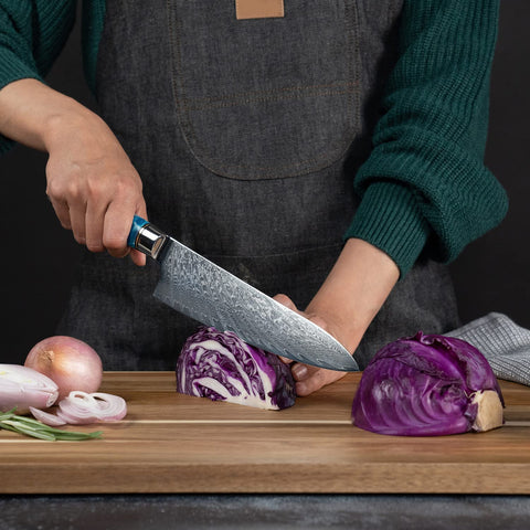 Senken Knives Tsunami bread knife image delivering clean, even bread slices.