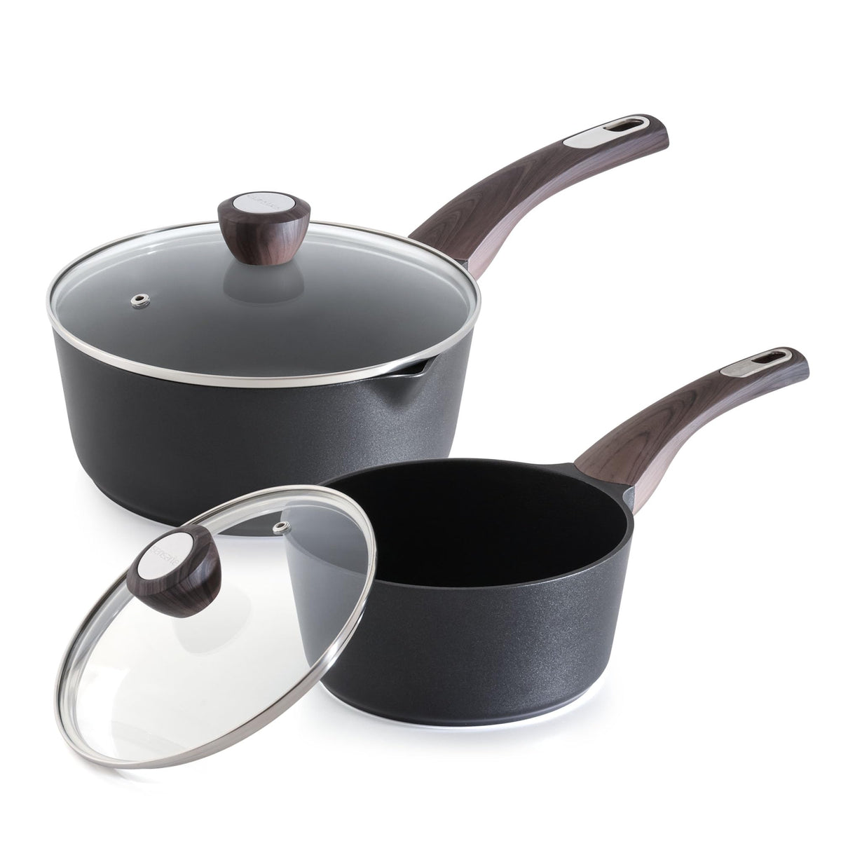 SENSARTE 2-0-3-0 quart saucepan set with lid for versatile cooking tasks.