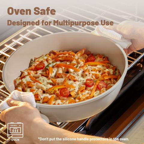 SENSARTE 2.5-quart saucepan with lid for sauces and simmering