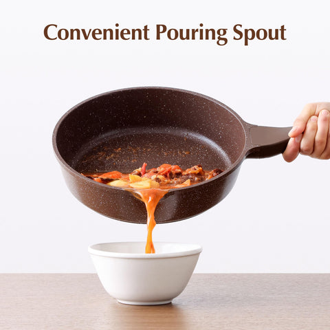 SENSARTE 3.5-quart capacity ideal for sautéing and small batches.
