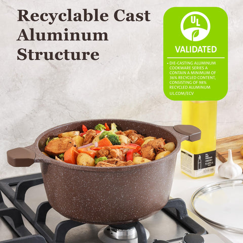 SENSARTE bottom heats evenly on all stoves thanks to stainless steel base