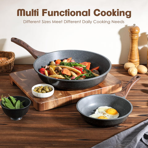 SENSARTE cast aluminum construction heats quickly and evenly.