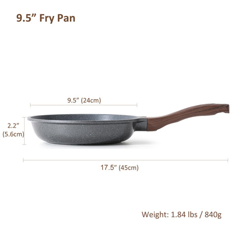 SENSARTE cast aluminum interior delivers durable, sturdy cookware