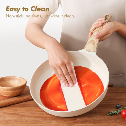 SENSARTE 4.5qt casserole with lid for simmering stews and sauces